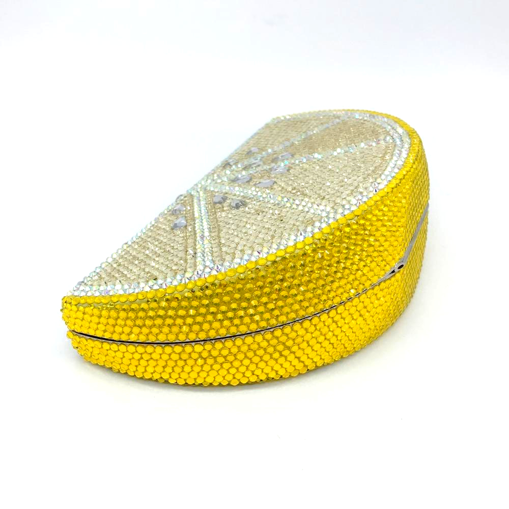 2020 New Lemon Shape Evening Clutches Rhinestone Diamond Party Purse Luxury Half-Circle Crystal Clutch Bags Party Clutches 2020 New Lemon Shape Evening Clutches Rhinestone Diamond Party Purse Luxury Half-Circle Crystal Clutch Bags Party Clutches